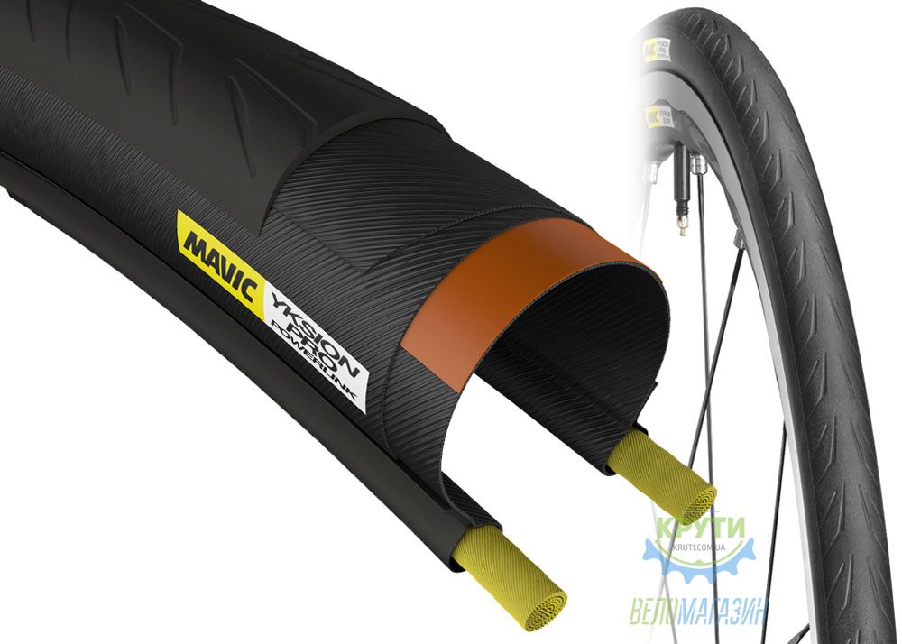Покришка 700X23C (23-622) Mavic Yksion Pro Powerlink Folding Wh 127 Tpi