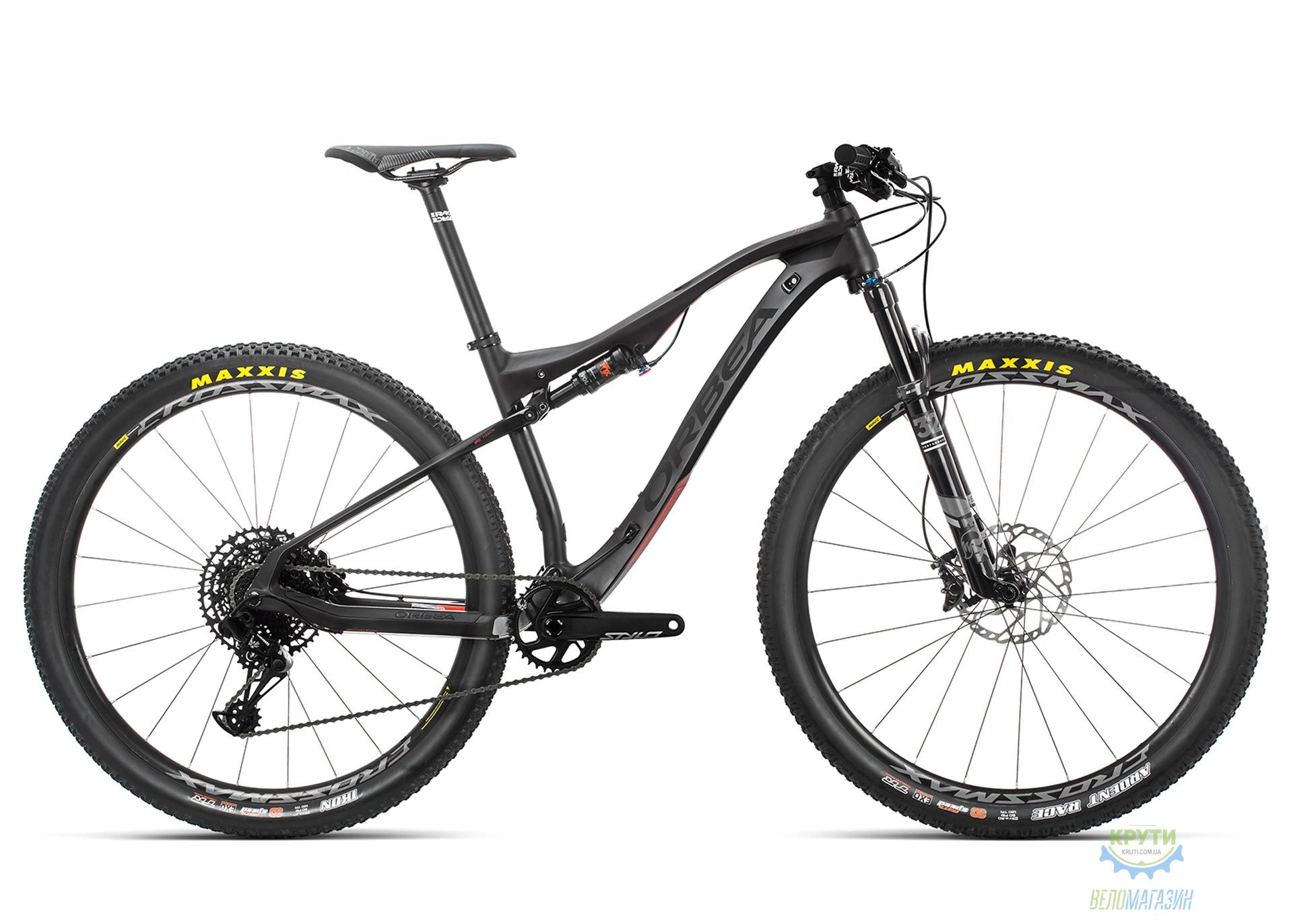 Велосипед Orbea OIZ 29 M50 L Black - Orange 2019