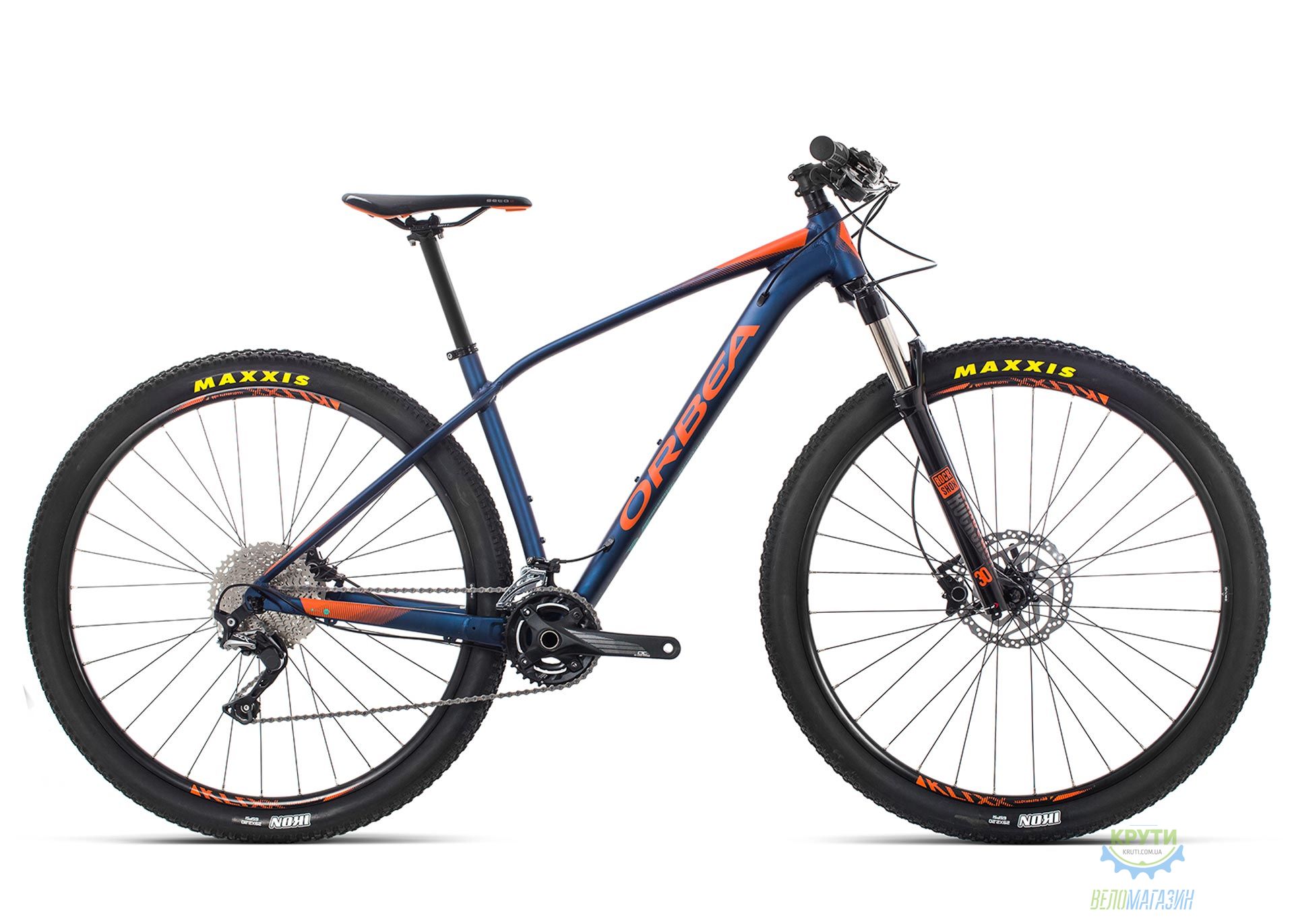 Велосипед Orbea ALMA 29 H50 XL Blue - Orange 2019