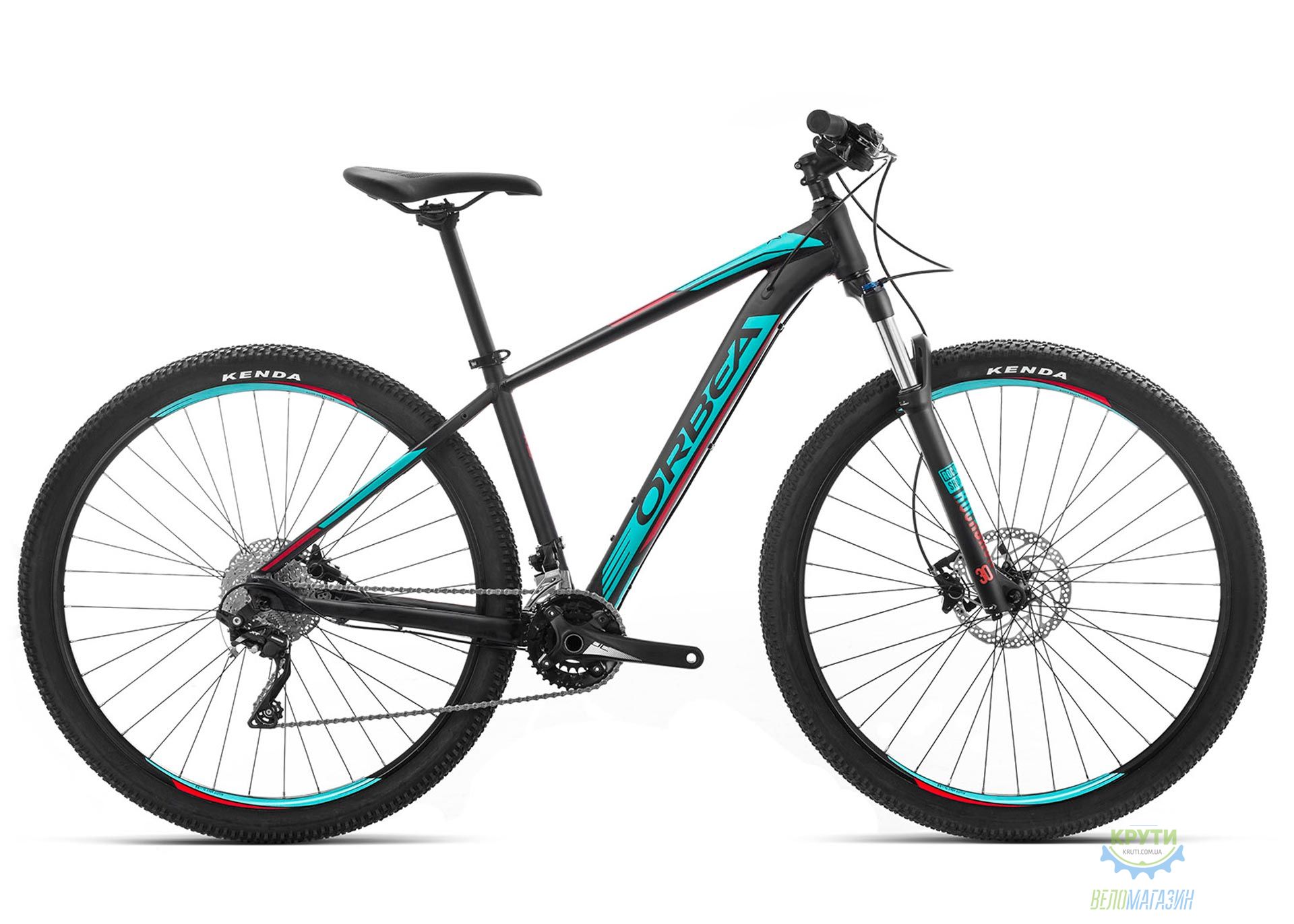 Велосипед Orbea MX 29 10 L Black - Turquoise - Red 2019