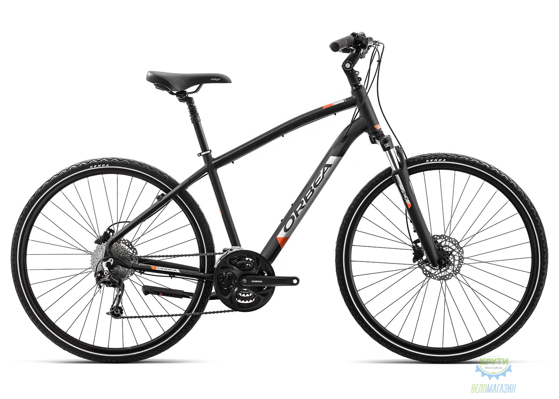Велосипед Orbea COMFORT 10 L Anthracite - Orange 2019