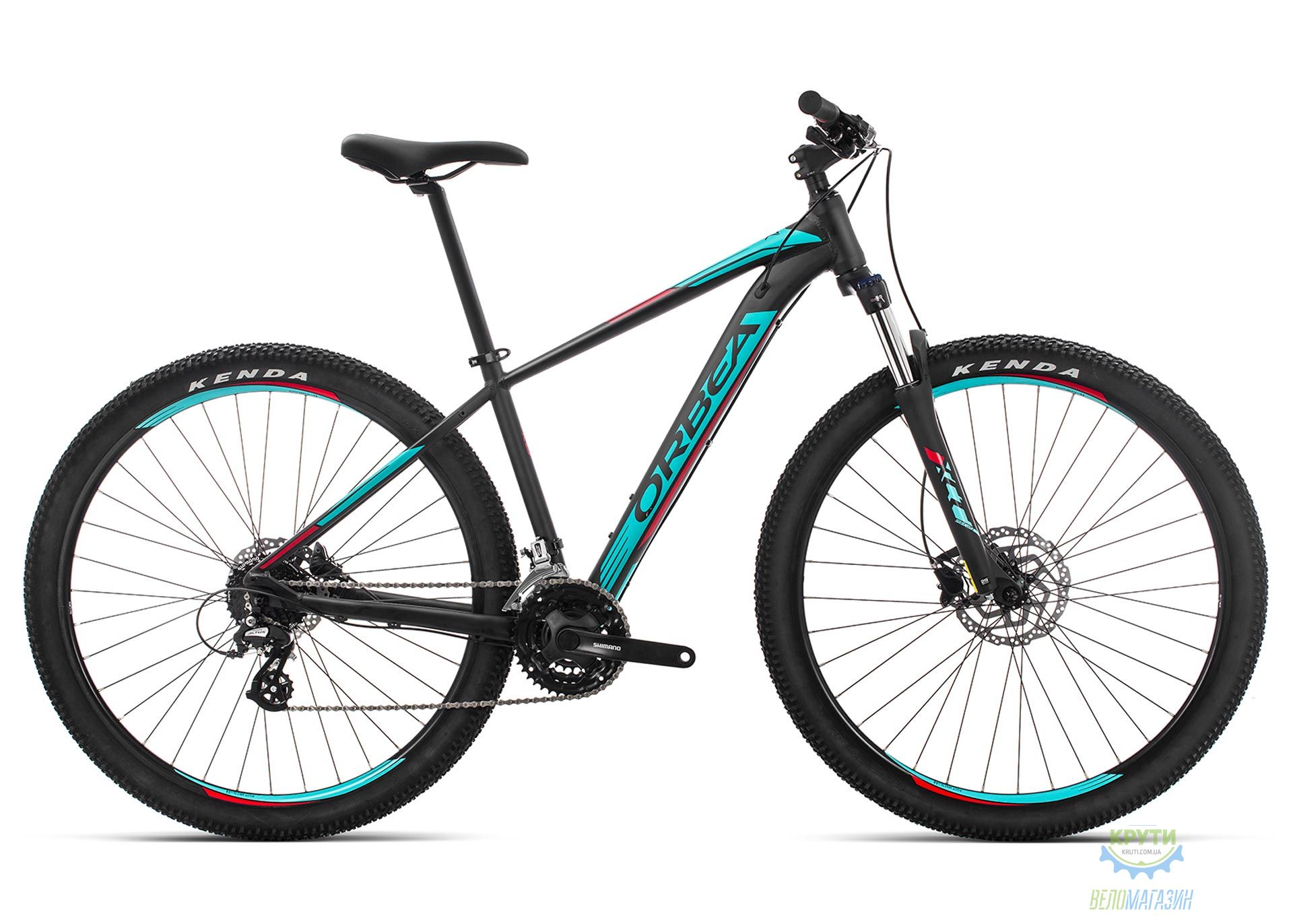 Велосипед Orbea MX 29 50 XL Black - Turquoise - Red 2019