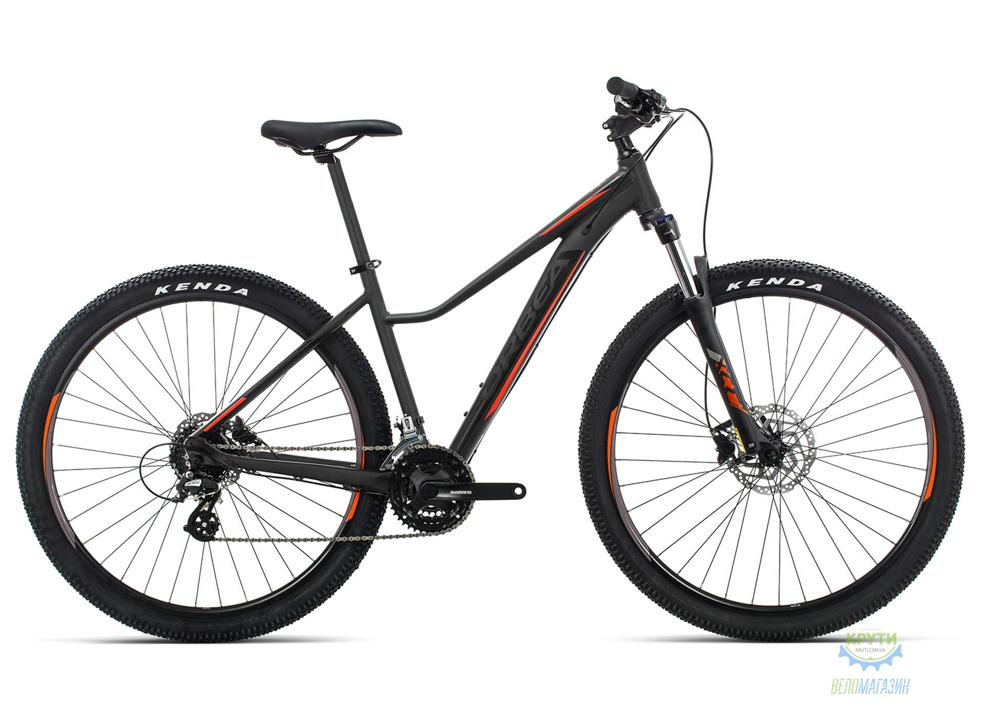 Велосипед Orbea MX 27 ENT 50 S Black - Bright Red 2019