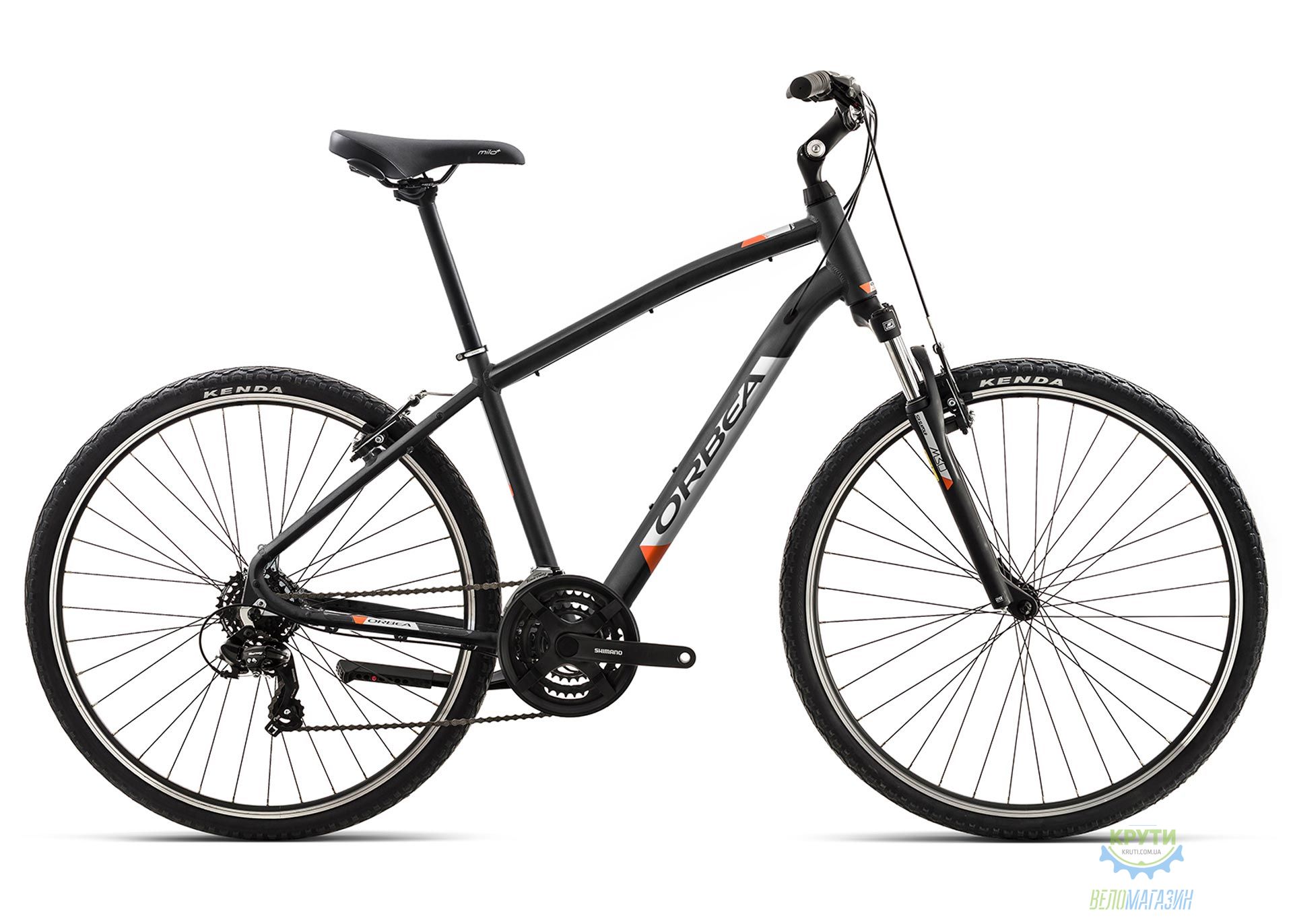 Велосипед Orbea COMFORT 30 L Anthracite - Orange 2019