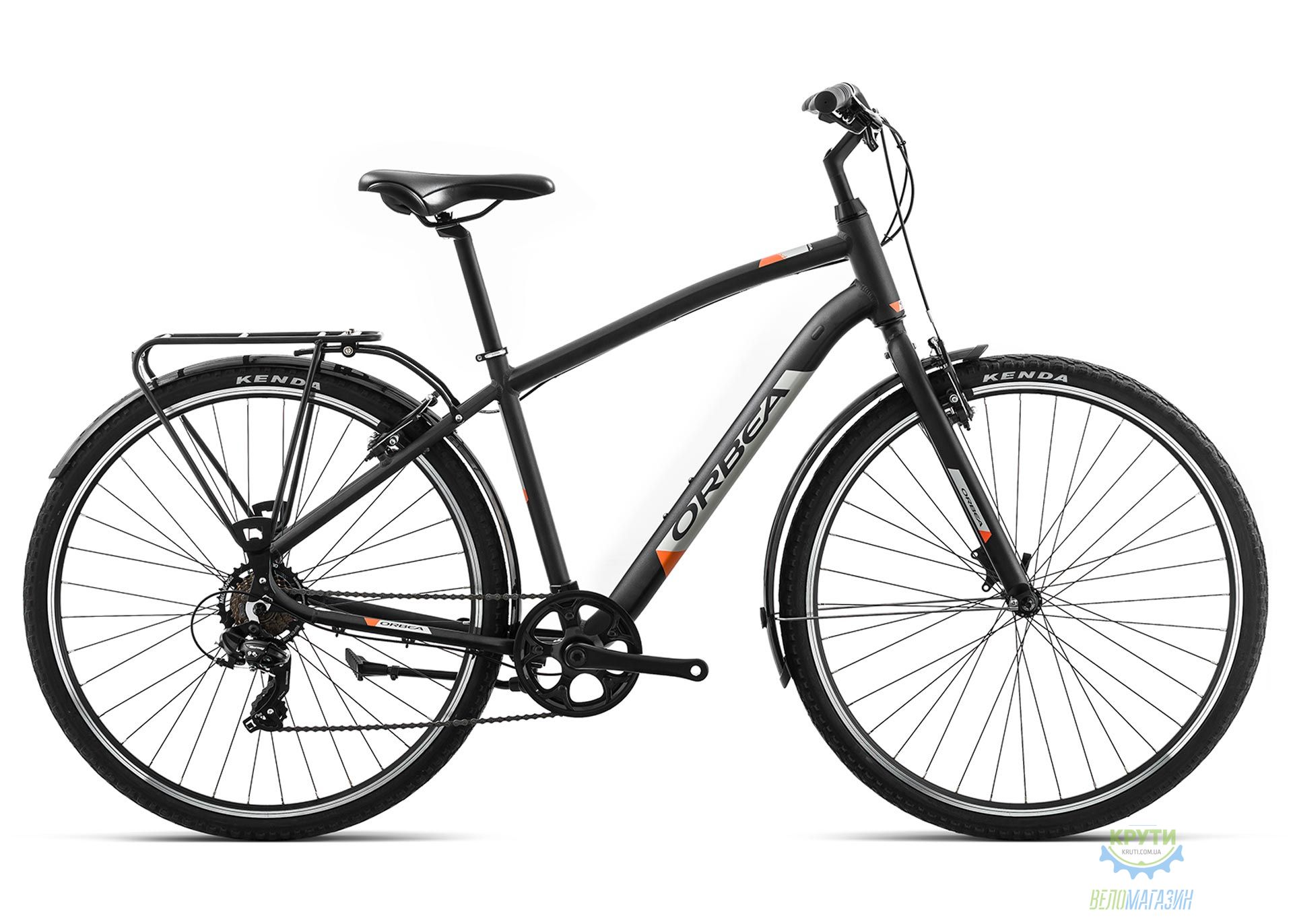 Велосипед Orbea COMFORT 40 PACK XL Anthracite - Orange 2019