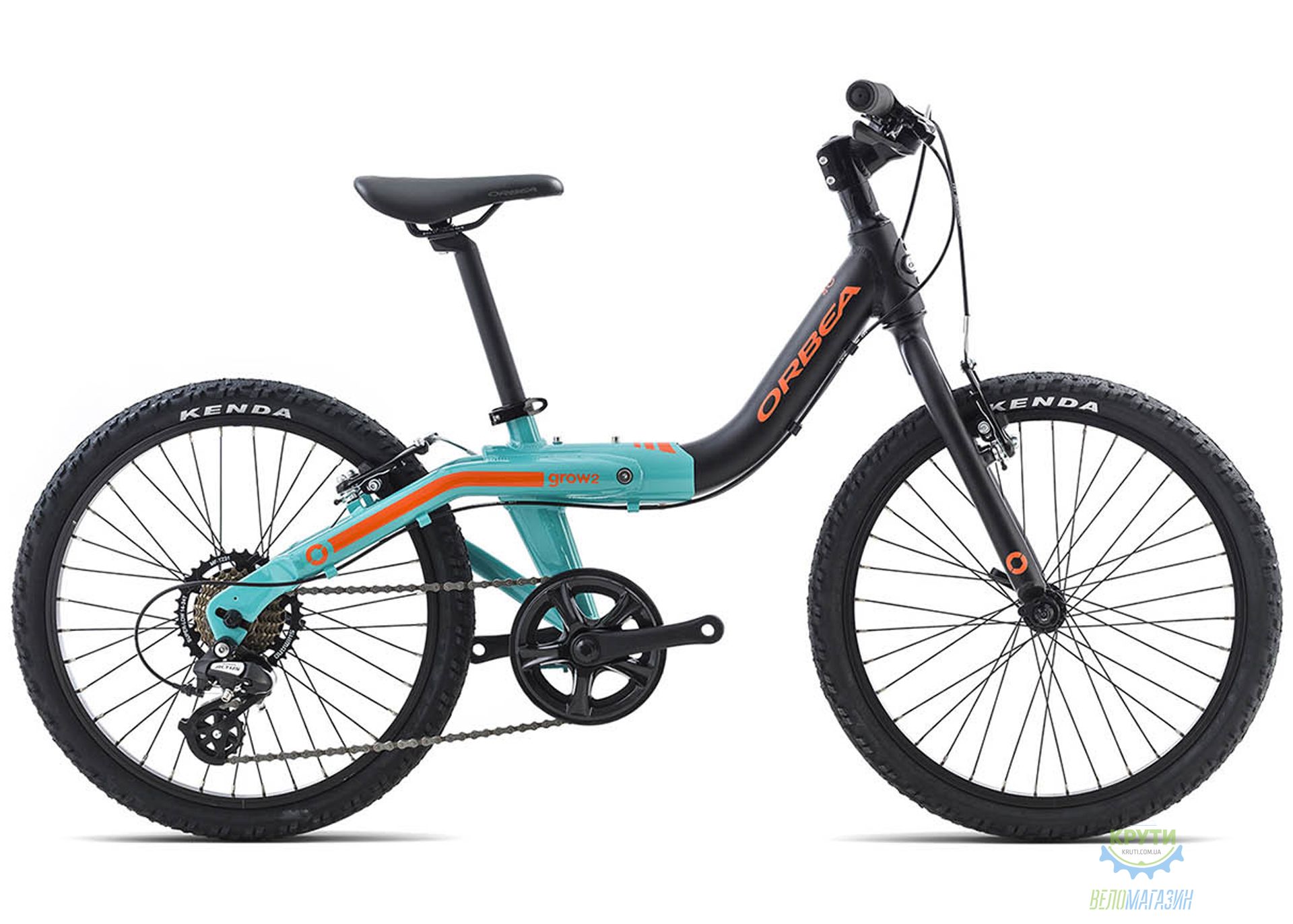 Велосипед 20 Orbea GROW 2 7V Black Jade-Green 2019