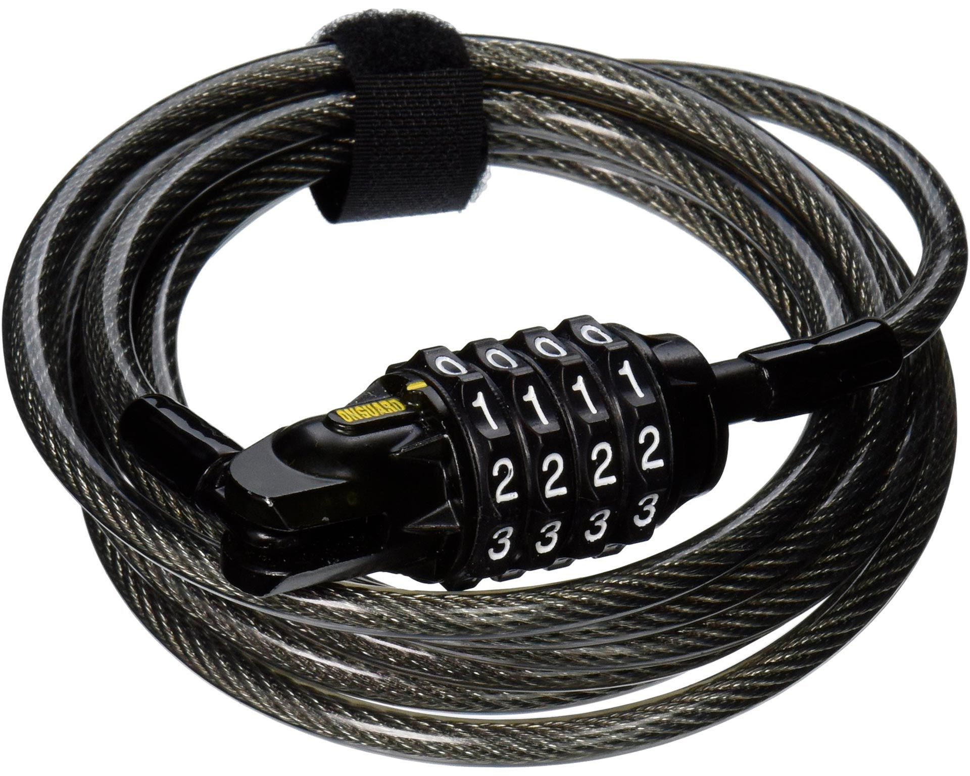 Замок ONGUARD TERRIER Combo 7 Кодовый на 4 цифры, трос 210см х 6мм