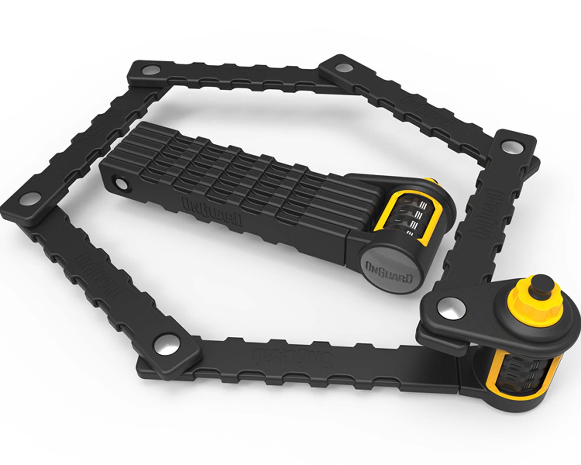 Замок складний ONGUARD K9 Heavy Duty Combo, 88,5см. Кодовий