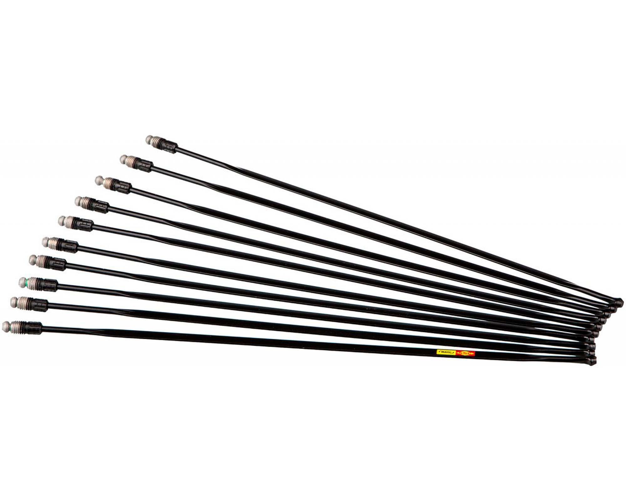 Спиця 289 мм Mavic v3660501 - KSYRIUM DISC 18, задня права, сталь, чорна