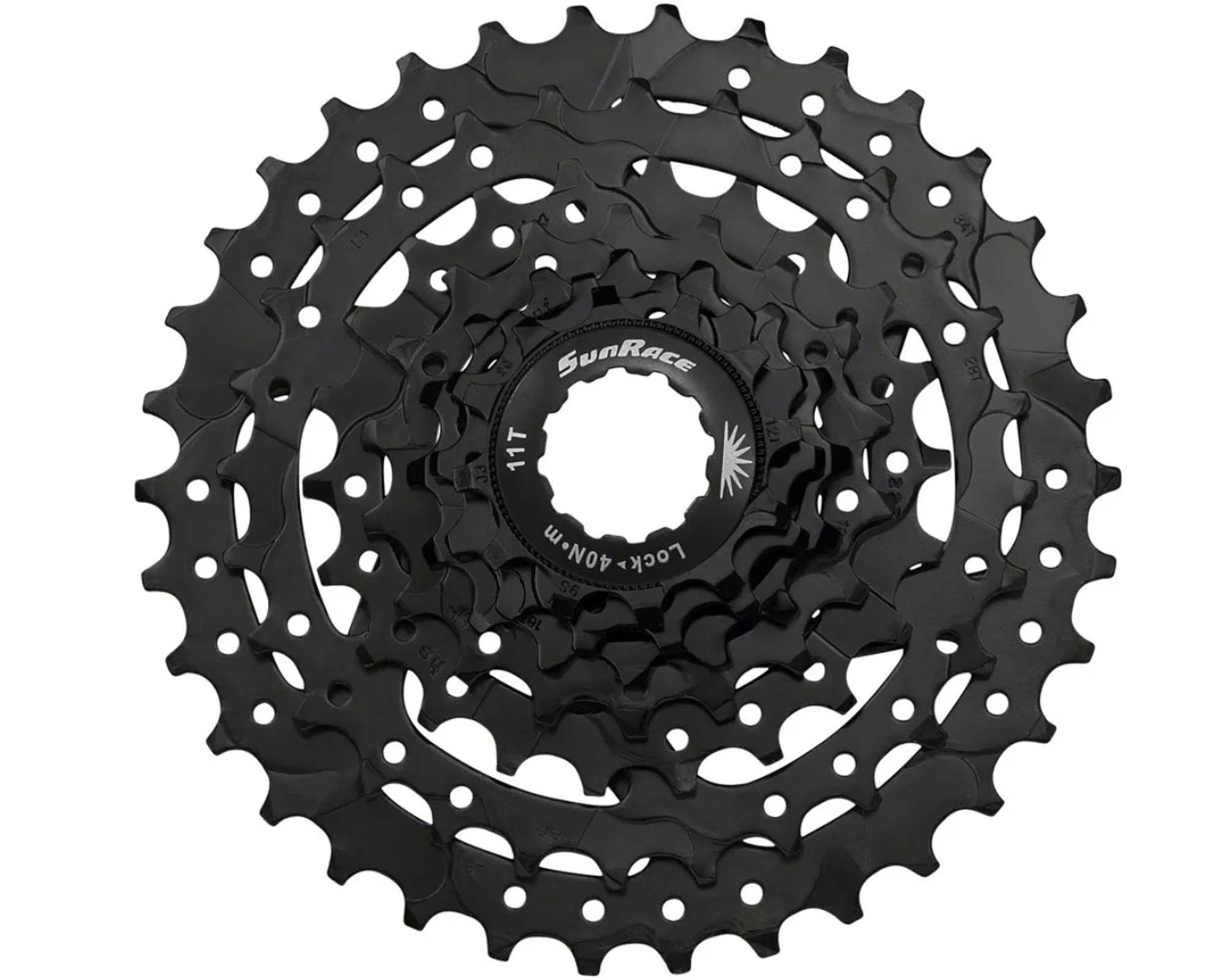 Кассета инд. 7-k 11-34T SUN RACE M40 MTB, Black