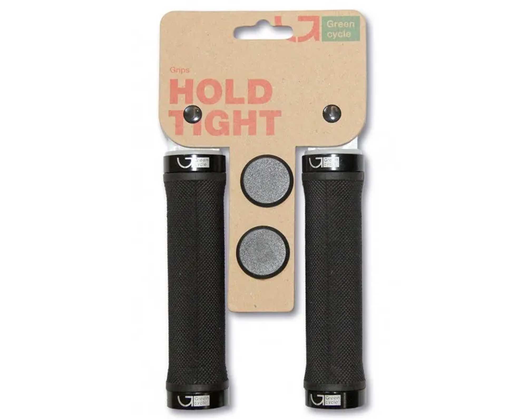 Грипсы Green Cycle GC-G309 130mm черный с двумя черными замками