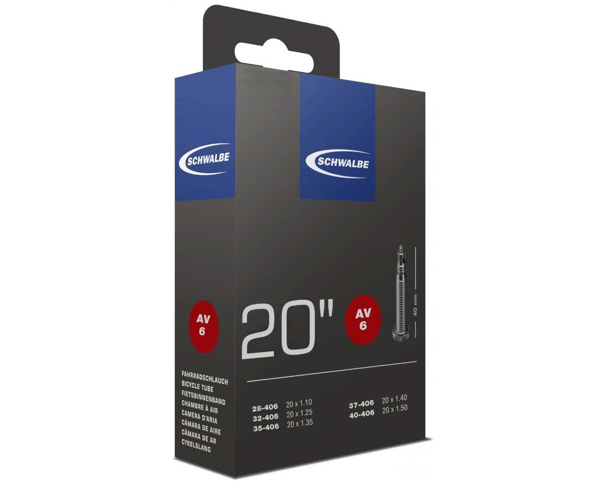 Камера 20 (28/40-406) Schwalbe SV6 40мм EK
