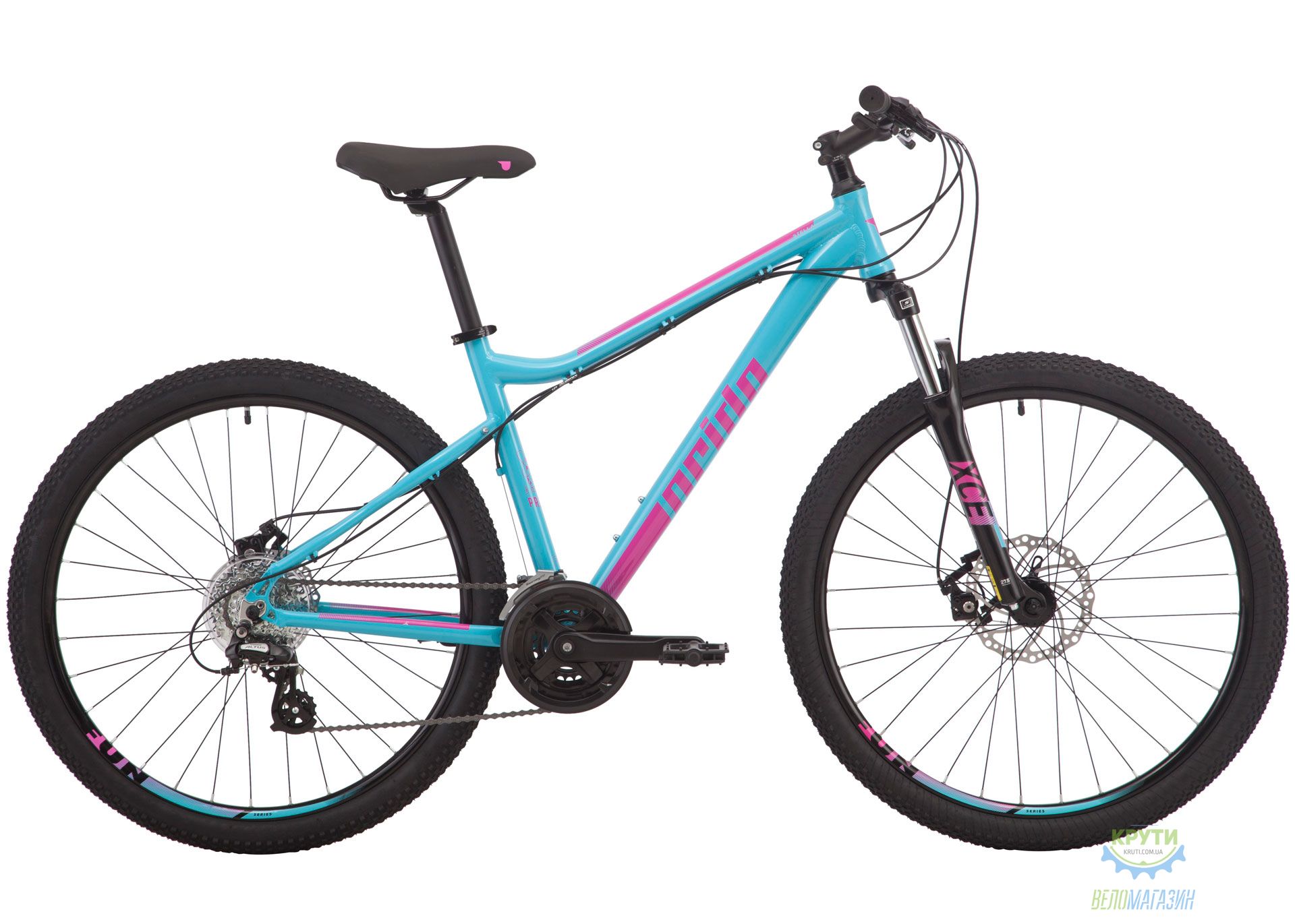 Велосипед 27,5 Pride Stella 7.2 disc рама - S бірюзовий 2019