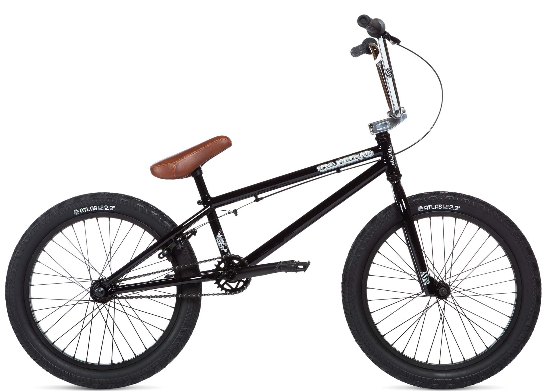 Велосипед 20 Stolen CASINO XS рама - 19.25 2020 BLACK & CHROME PLATE