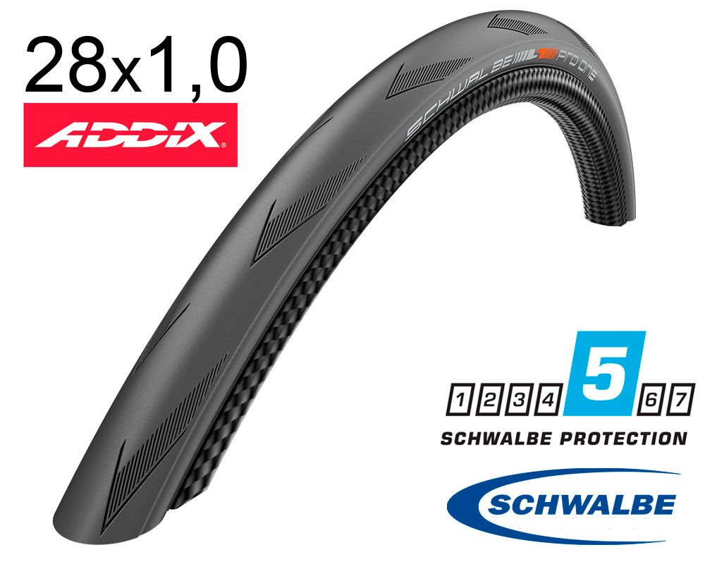 Покришка 700X25C (25-622) Schwalbe Pro One V-Guard, Folding Evolution B/B-Sk Hs493A Addix Race 127 EPI