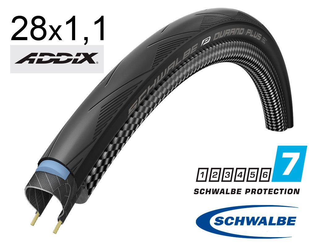 Покрышка 700X28C (28-622) Schwalbe Durano Plus S-Guard Performance B/B+RT Hs464 Dc, 67 EPI