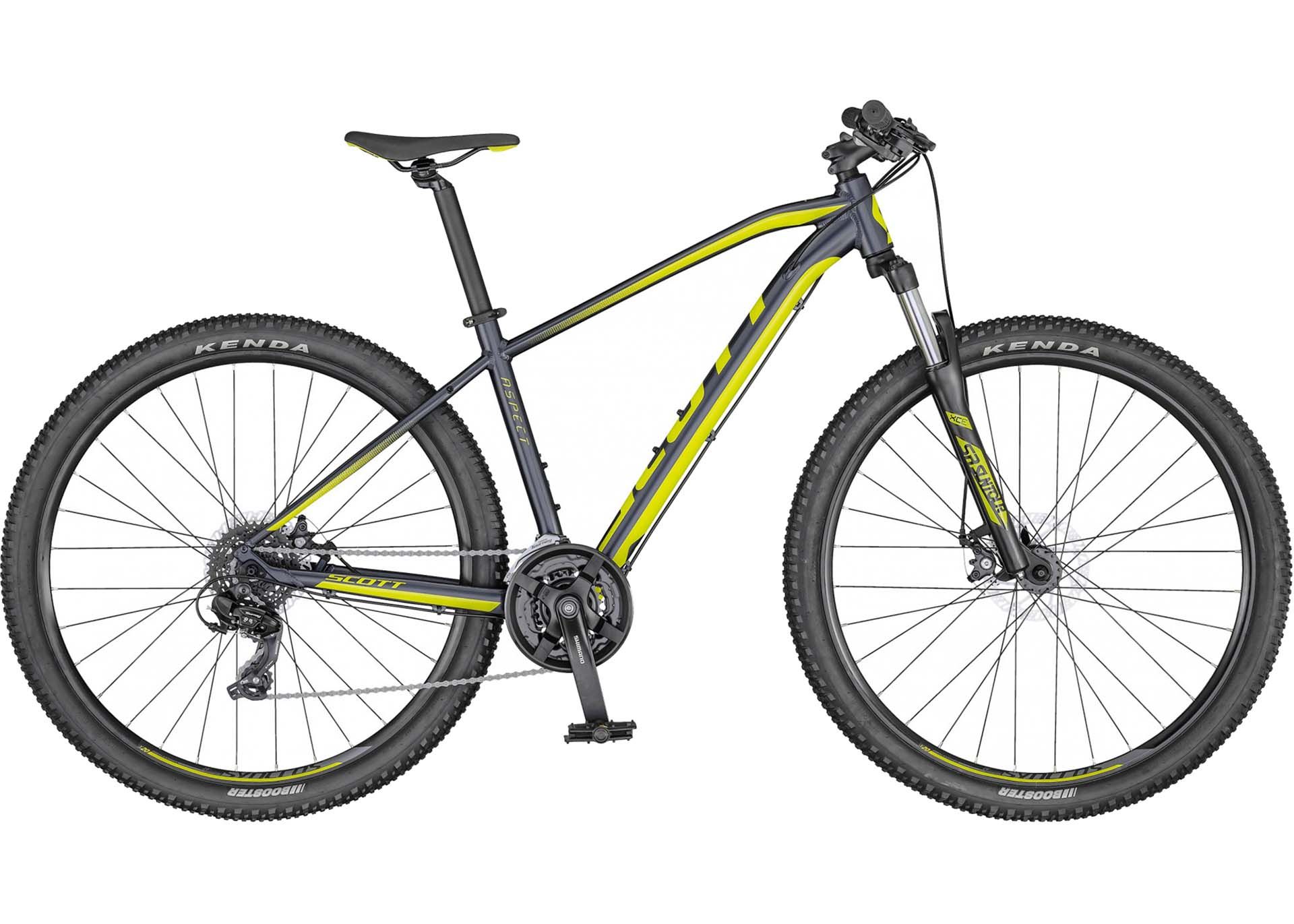 Велосипед SCOTT ASPECT 970 сіро/жовтий (CN) 20 - рама XL 2020