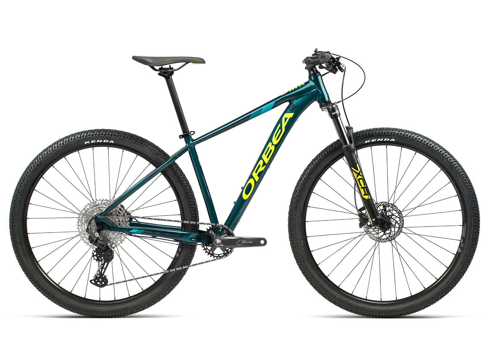 Велосипед Orbea MX20 27 M 2021 Ocean - Yellow (Gloss)