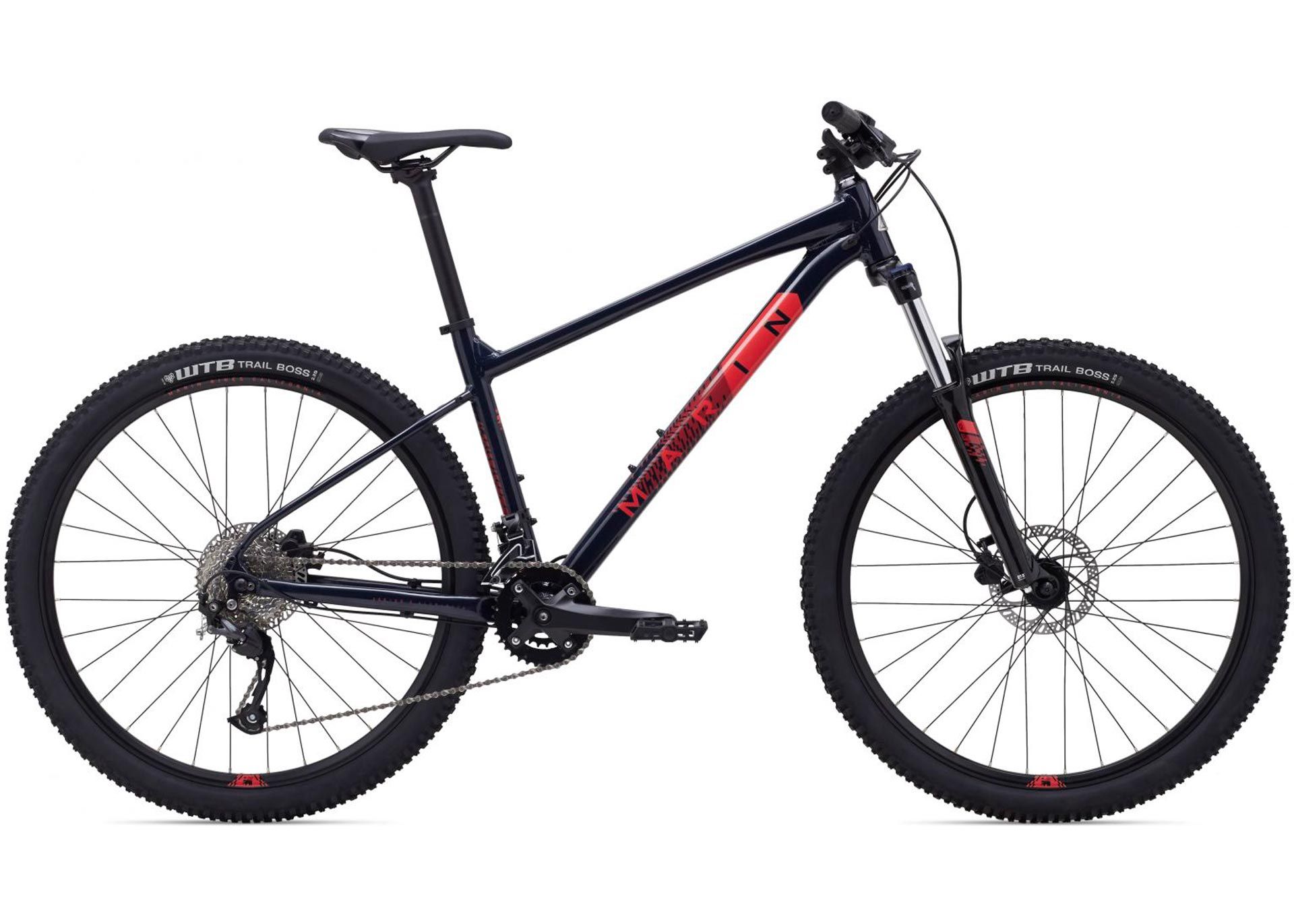 Велосипед 27.5 Marin BOBCAT TRAIL 4 рама - S 2021 Gloss Blue/Red/Dark Red