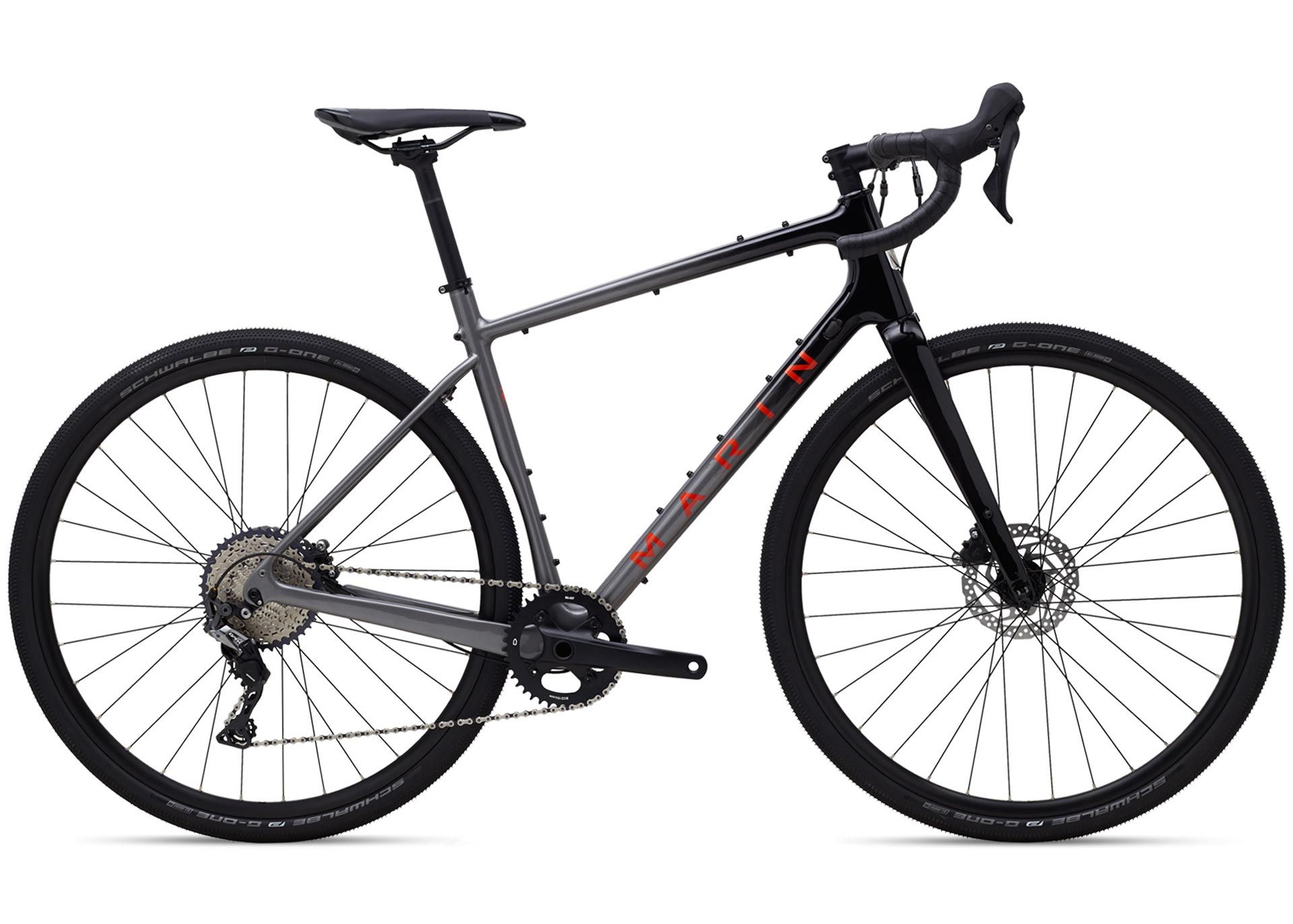 Велосипед 28 Marin HEADLANDS 1 рама - 58см 2022 Gloss Charcoal/Black/Roarange