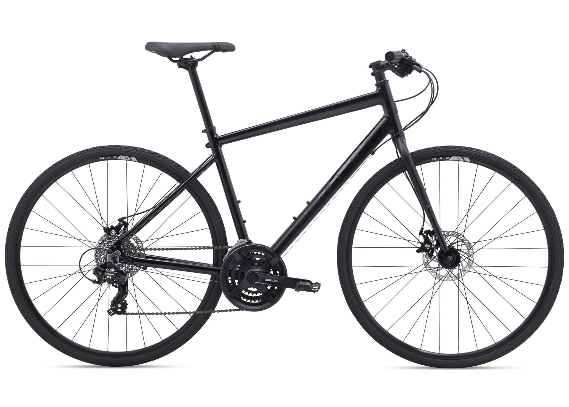 Велосипед 28 Marin FAIRFAX 1 рама - S 2021 Gloss Black/Satin Black