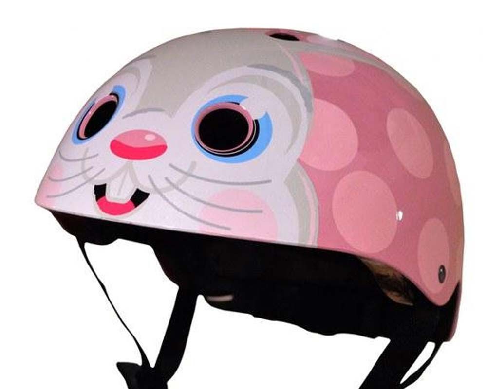 шлем детский Kiddimoto Bunny, размер S 48-53см