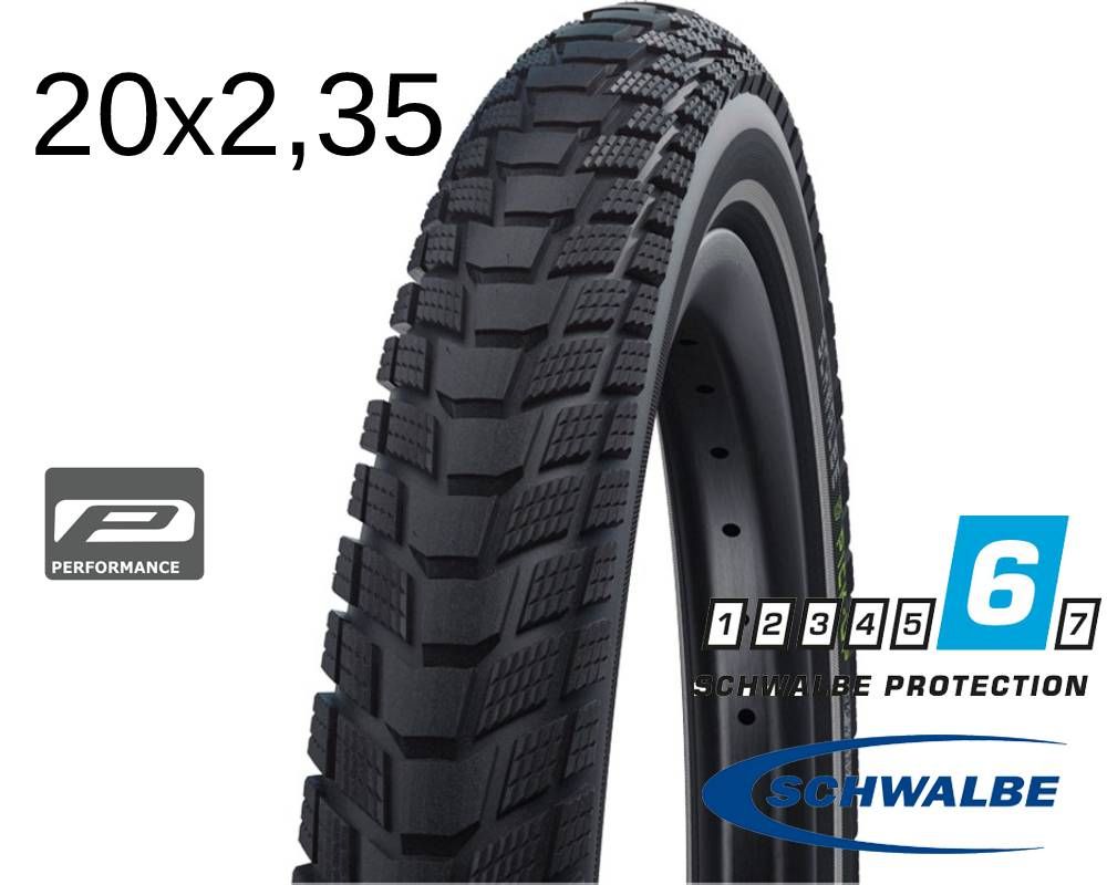 Покрышка 20X2.35 (60-406) Schwalbe Pick-Up Perf, Super Defense, Twinskin, B/B+RT Hs609 Addix E 2X67 EPI 36B