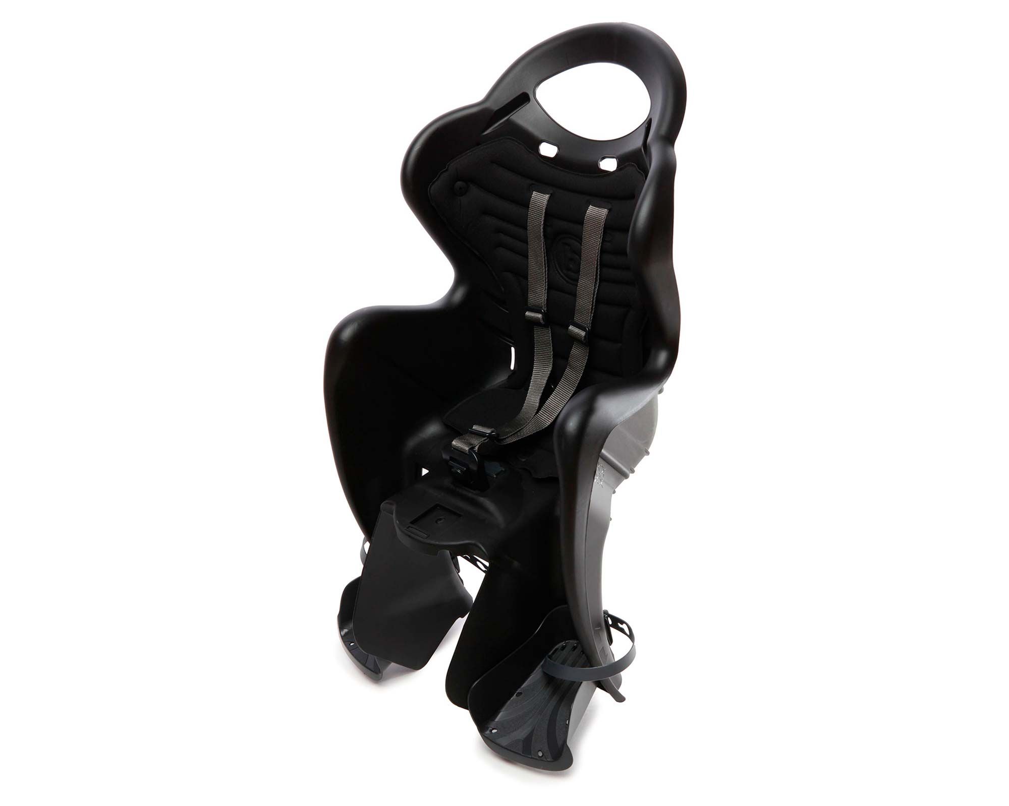 Сидіння задн. Bellelli Mr Fox Standart B-fix до 22кг, чорне з чорной підкладкою