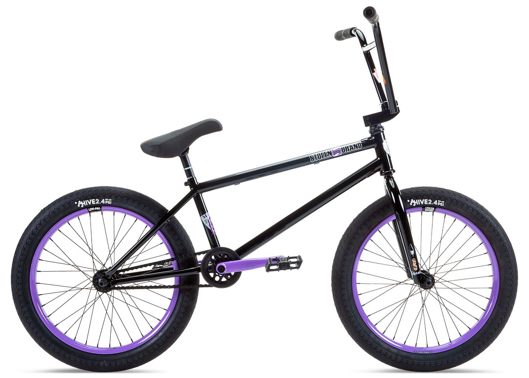 Велосипед 20 Stolen SINNER FC XLT RHD 21.00 2021 BLACK W/ VIOLET