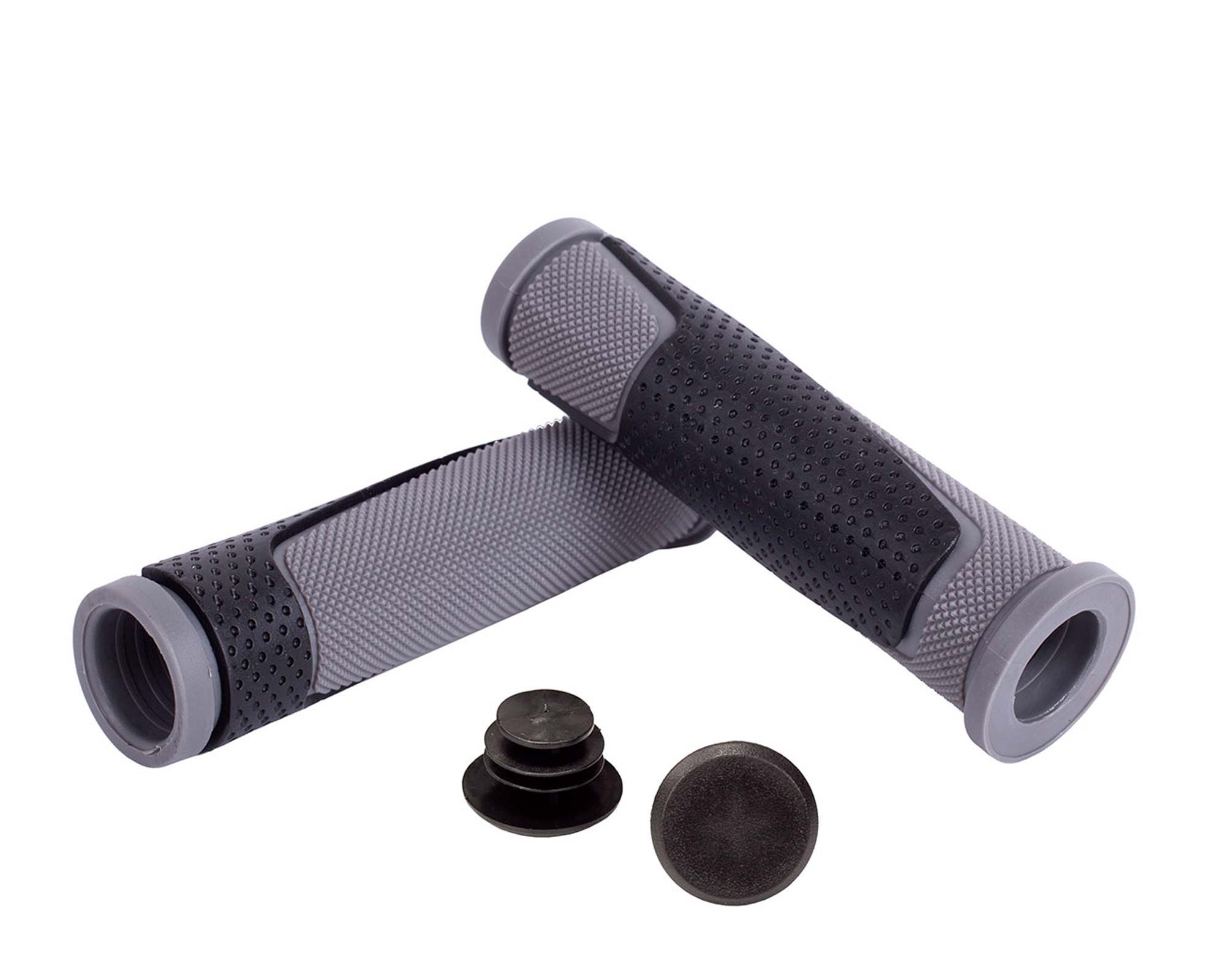Грипсы Green Cycle GGR-004 130mm черно-серые с барендами