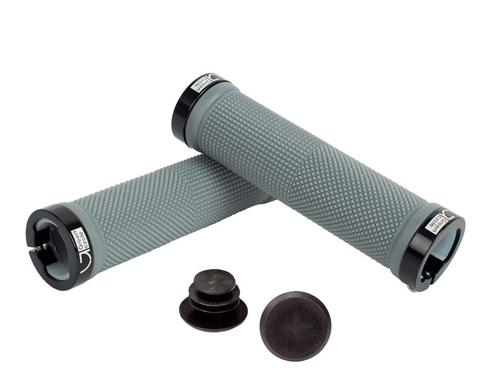 Гріпси Green Cycle GGR-424 130mm Сірий з двома чорними замками
