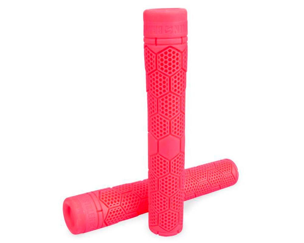 Грипсы Stolen HIVE, 165мм, без фланцев, с барендами VORTEX, розовые