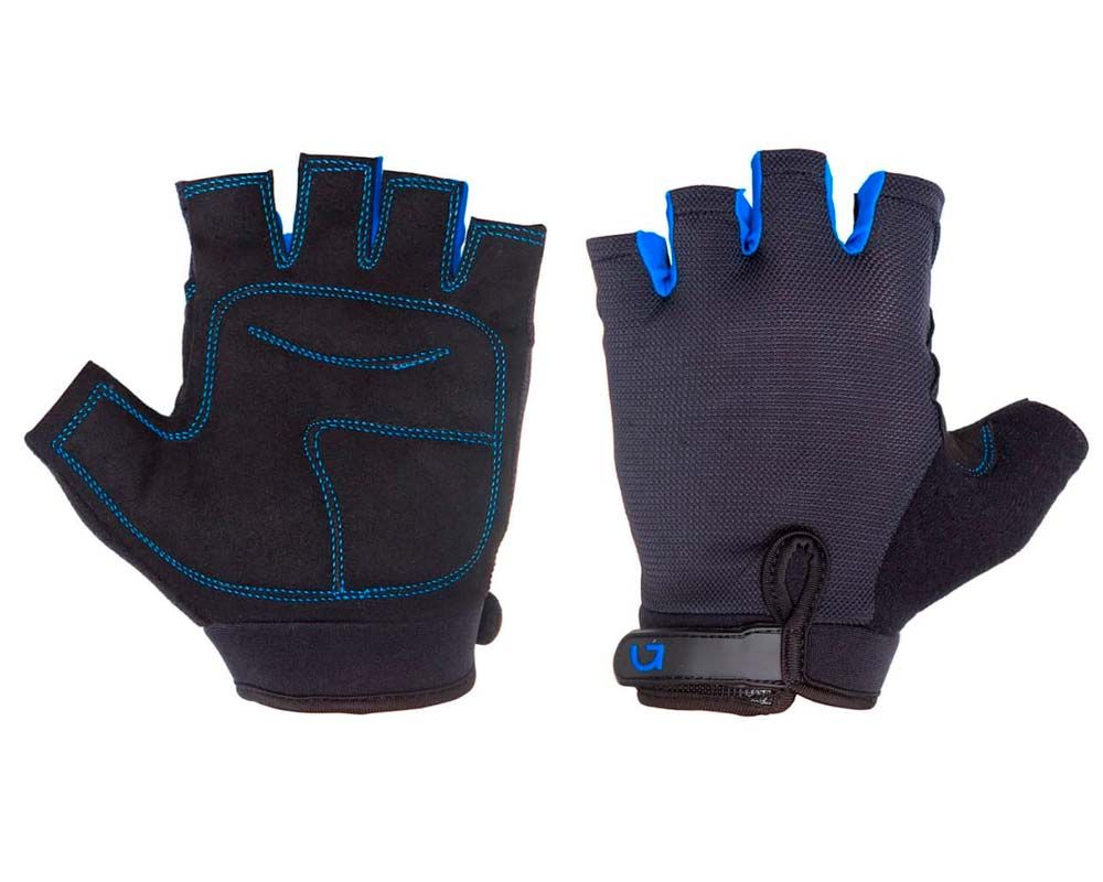 Перчатки Green Cycle SIMPLA без пальцев XL черно-синие