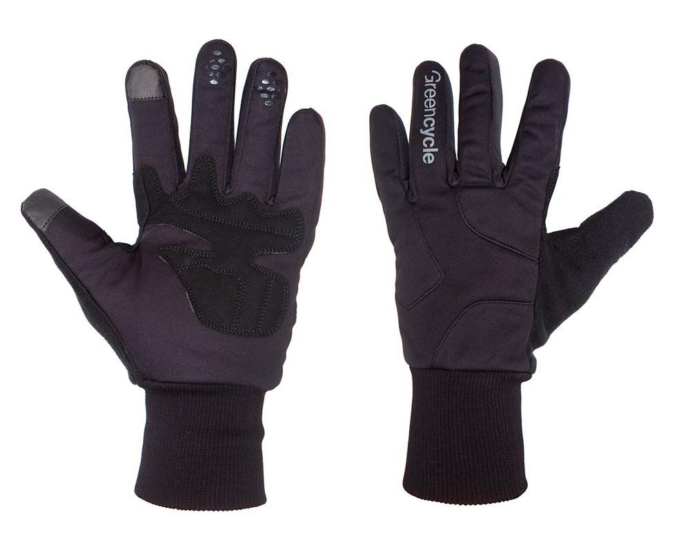 Перчатки Green Cycle Tourer зимние XXL черные
