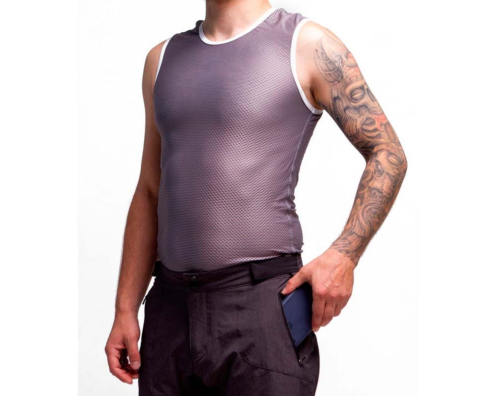 Джерсі Pride Baselayer, без рукавов, серое, L