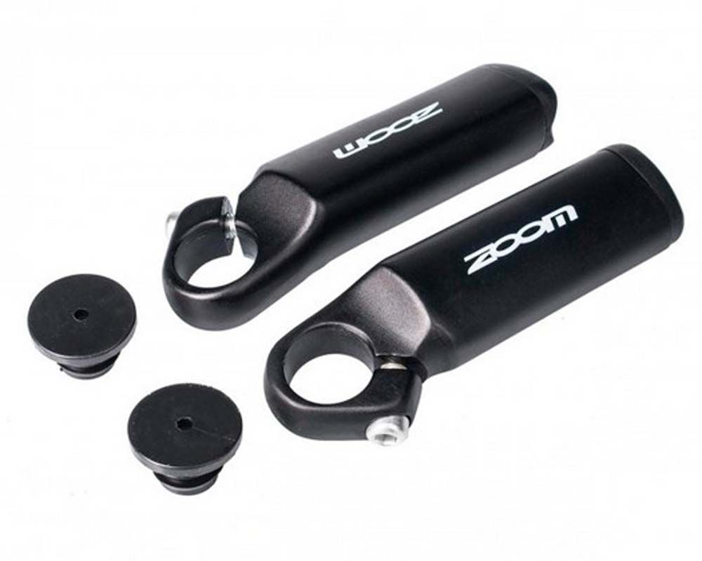 Рога ZOOM MT-90A діам. - 22.2мм дл. 104мм алюмін чорні