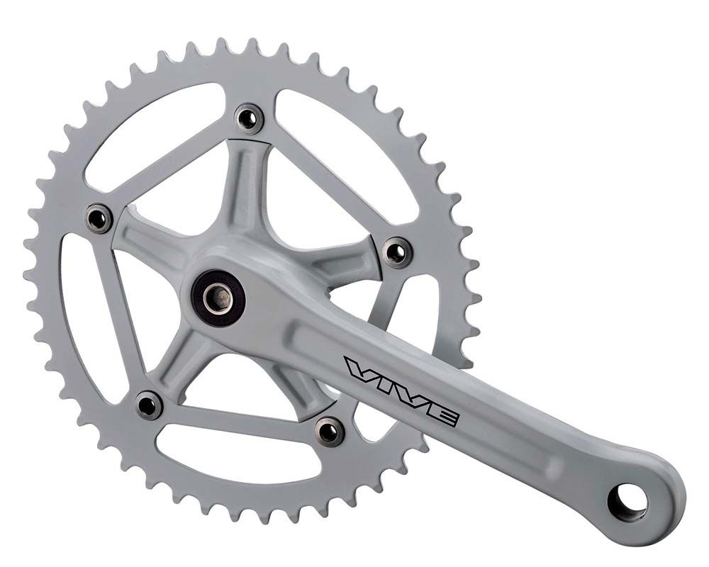 Комплект шатунів PROWHEEL VIVE-246T-3 46Tx170mm срібло