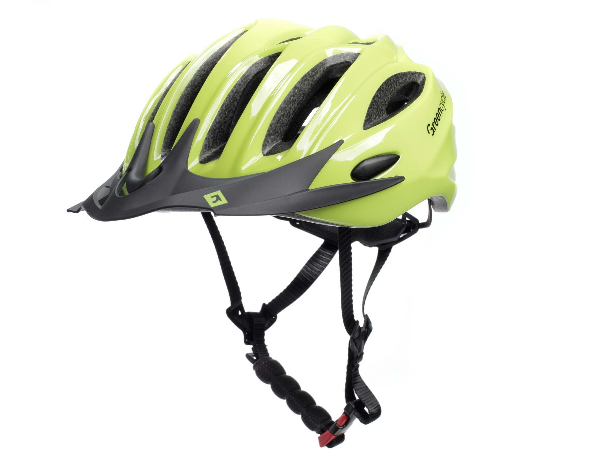 шолом Green Cycle Marvel розмір 54-58см жовтий глянец