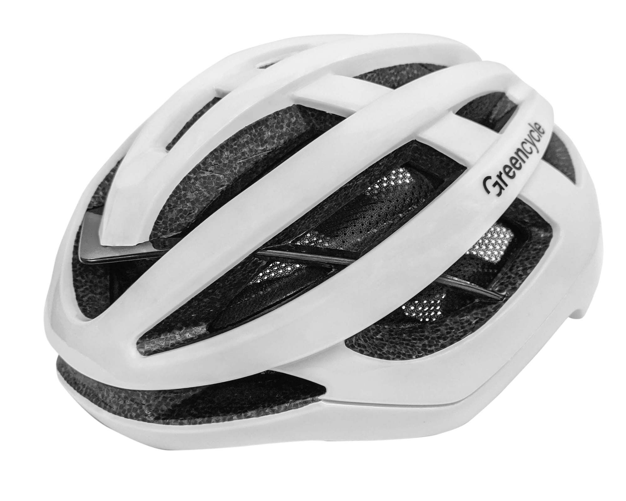 шлем Green Cycle ROCX размер 58-61см Белый глянец