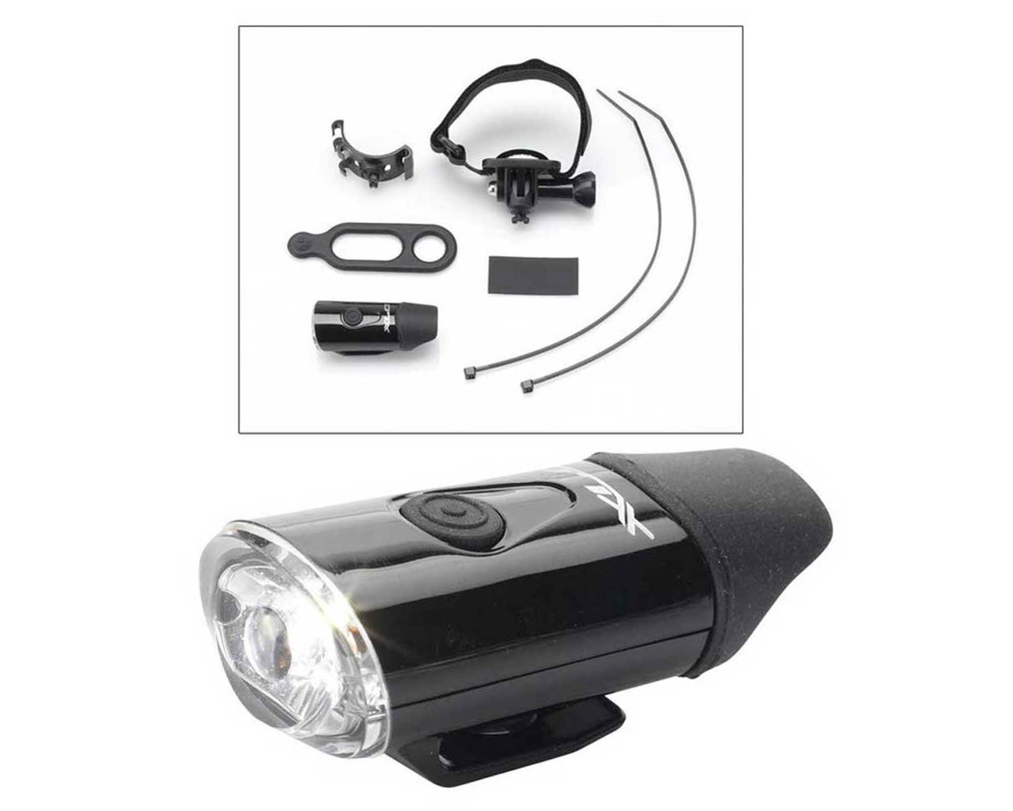 Фара на шлем XLC CL-F23, USB, Led