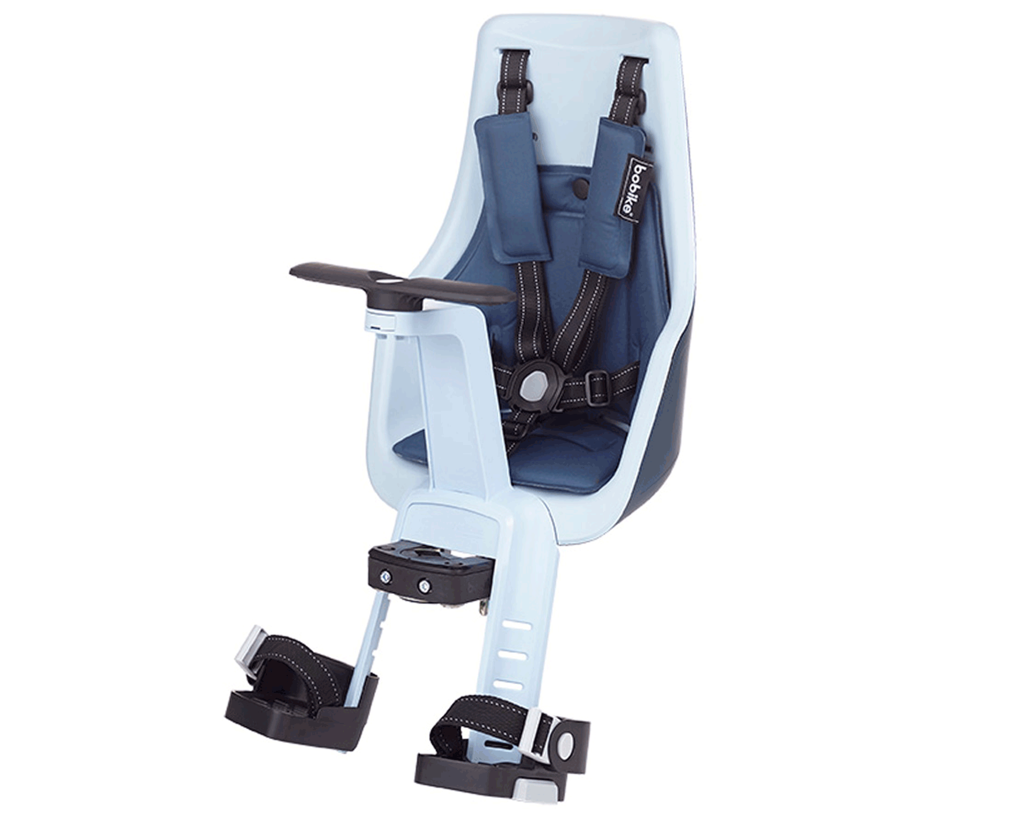 Детское велокресло Bobike Exclusive Mini Plus / Denim Deluxe