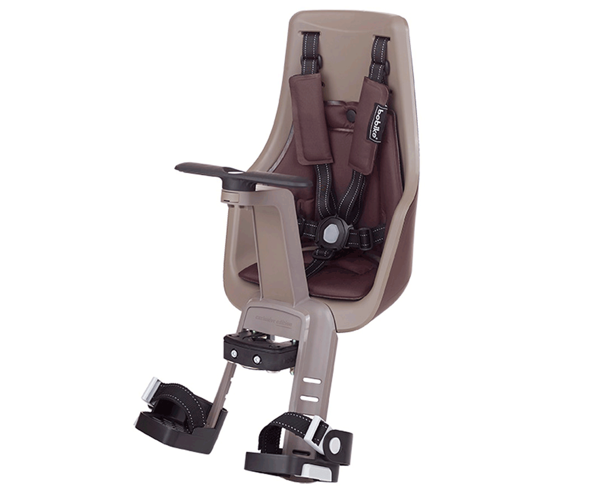 Детское велокресло Bobike Exclusive Mini Plus / Toffee Brown