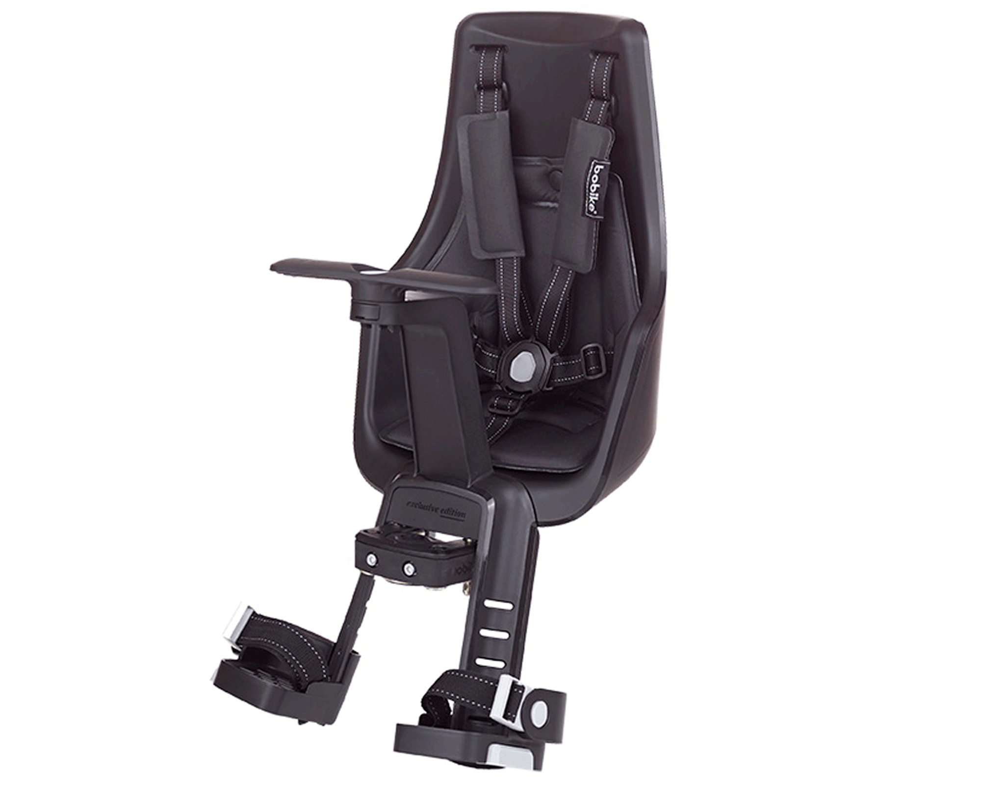 Детское велокресло Bobike Exclusive Mini Plus / Urban Black