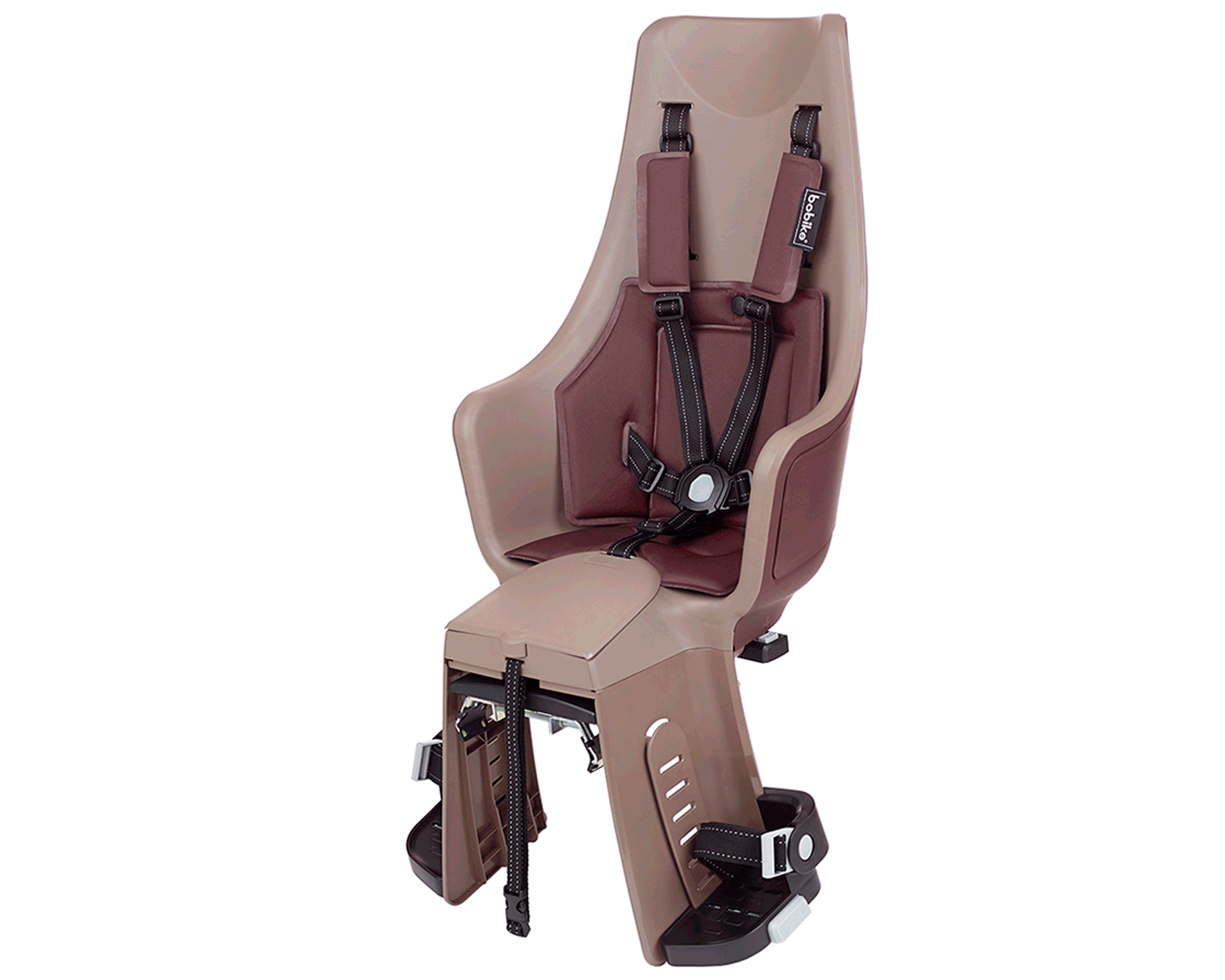 Детское велокресло Bobike Exclusive maxi Plus Carrier / Toffee Brown