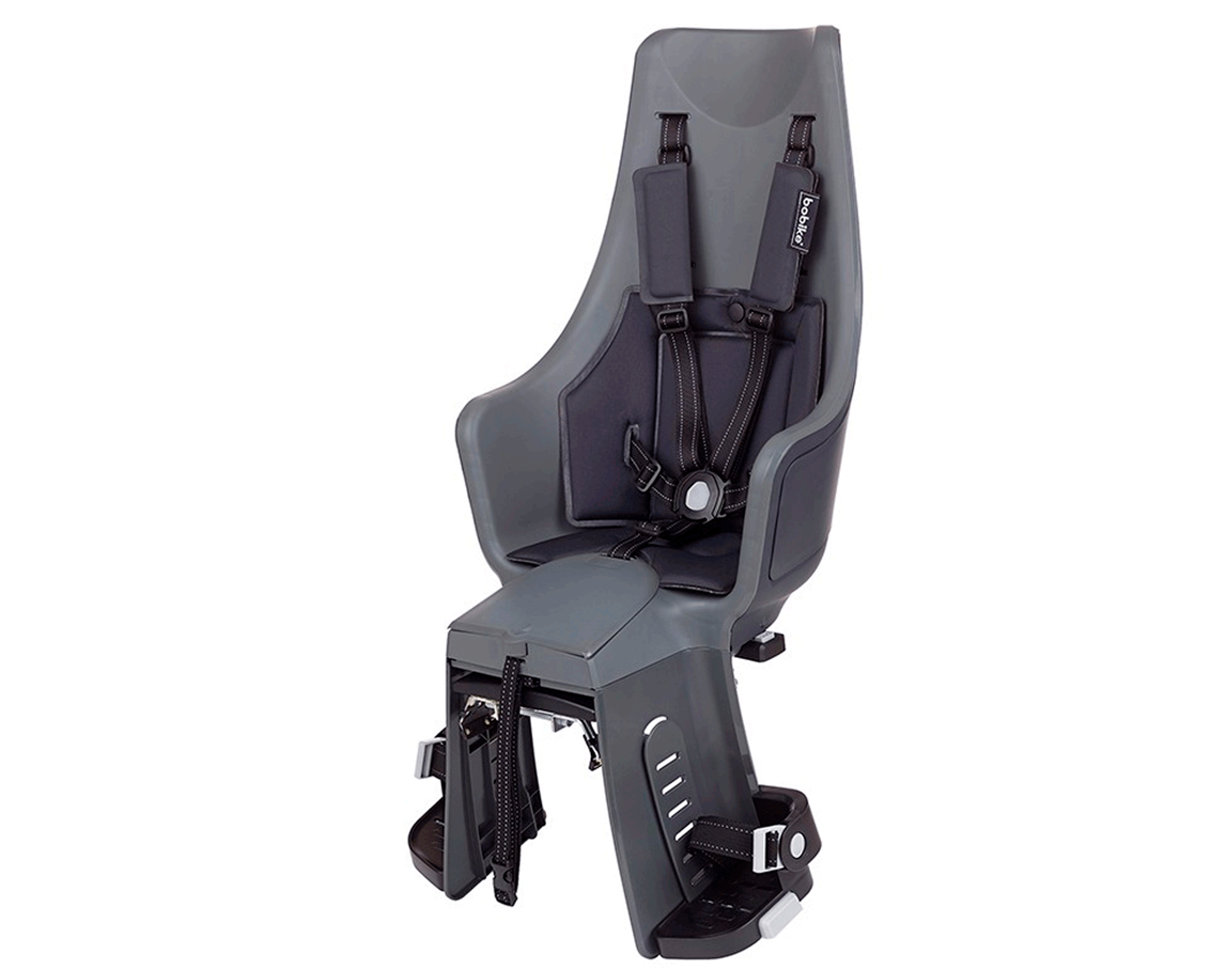 Детское велокресло Bobike Exclusive maxi Plus Carrier / Urban grey