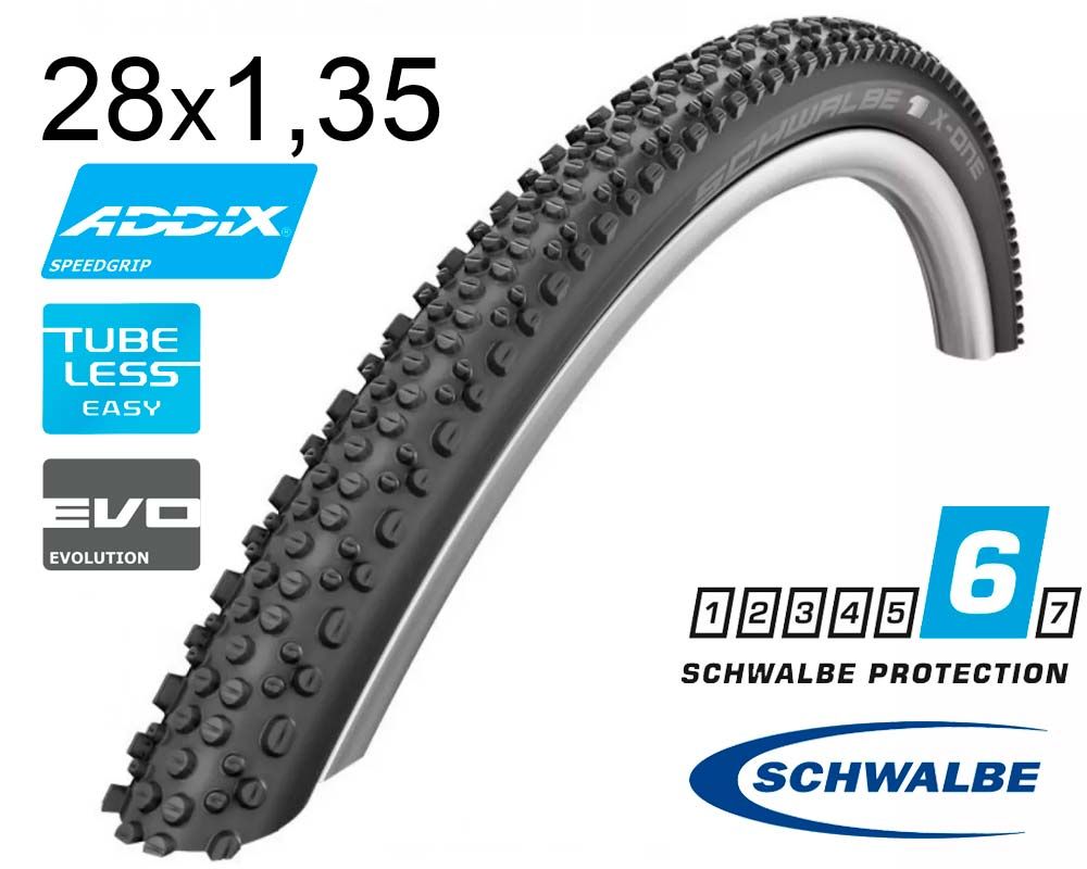 Покрышка 28X1.35 700X35C (35-622) Schwalbe X-One Allround Microskin, T-Easy, Folding Evolution B/B-Sk Hs467 Osc 67 EPI