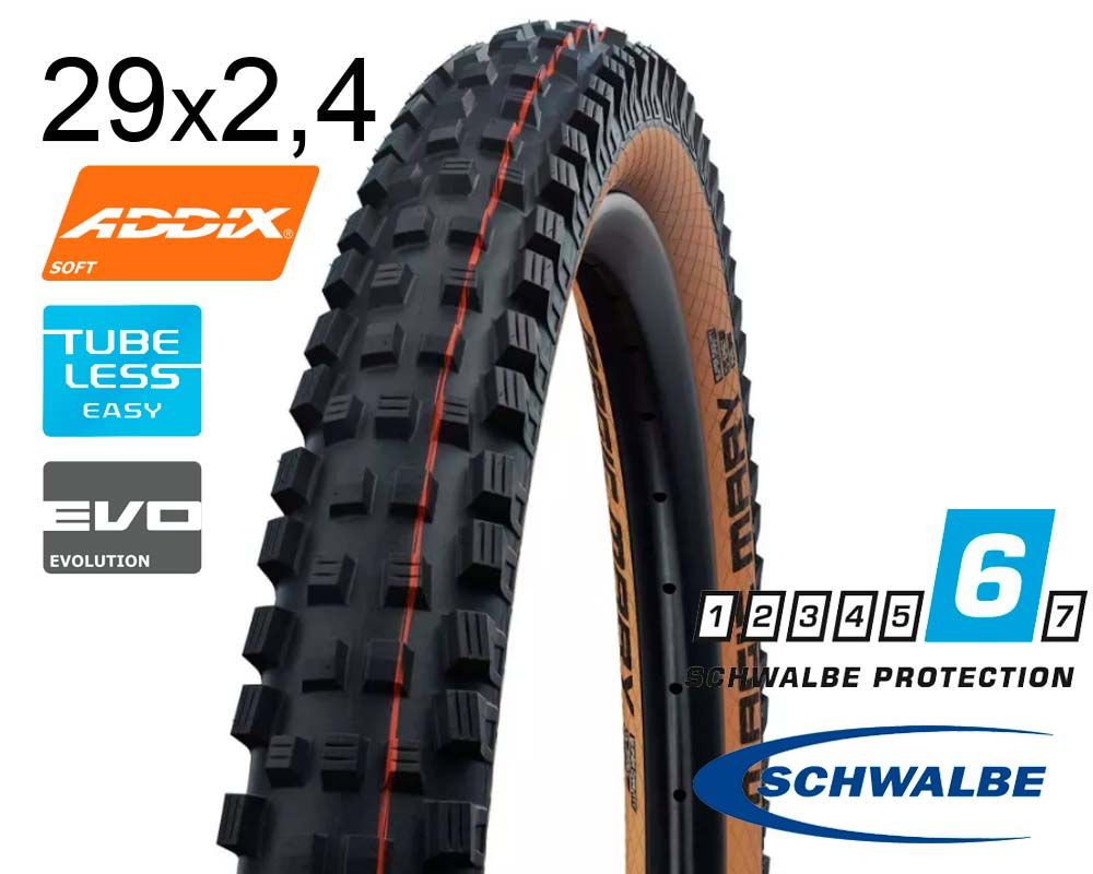 Покришка 29X2.40 (62-622) Schwalbe Magic Mary Super Gravity, Tle B/Cl-Sk Hs447 Addix Soft 67 EPI
