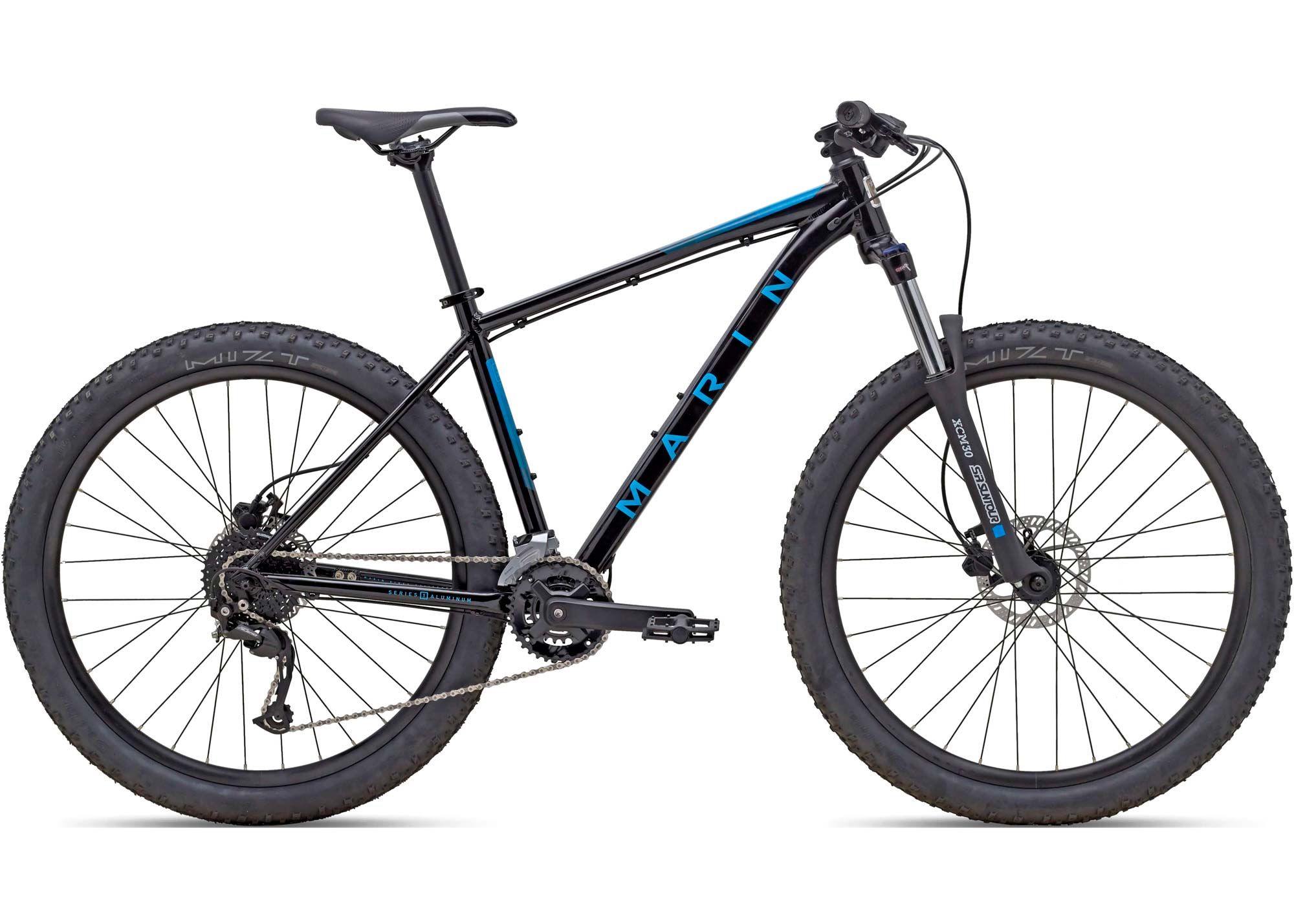 Велосипед 27,5 Marin ELDRIGE GRADE 1 рама - M 2022 черный с синим