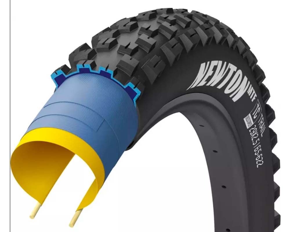Покрышка 27.5X2.5 (64-584) Goodyear Newton MTF Trail Tubeless Complete, Black