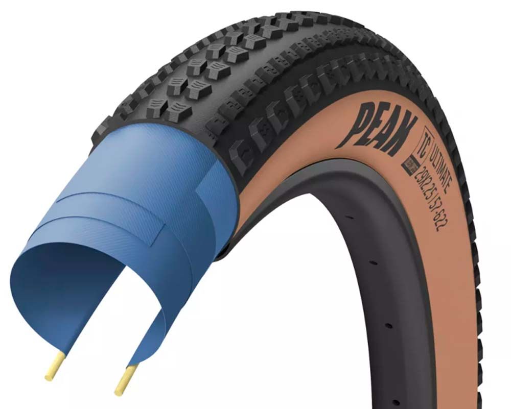 Покришка 29X2.4 (61-622) Goodyear Peak Ultimate Tubeless Complete, Blk/Tan